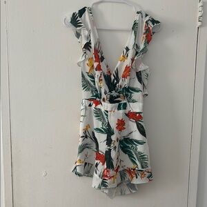 Floral One Piece Romper